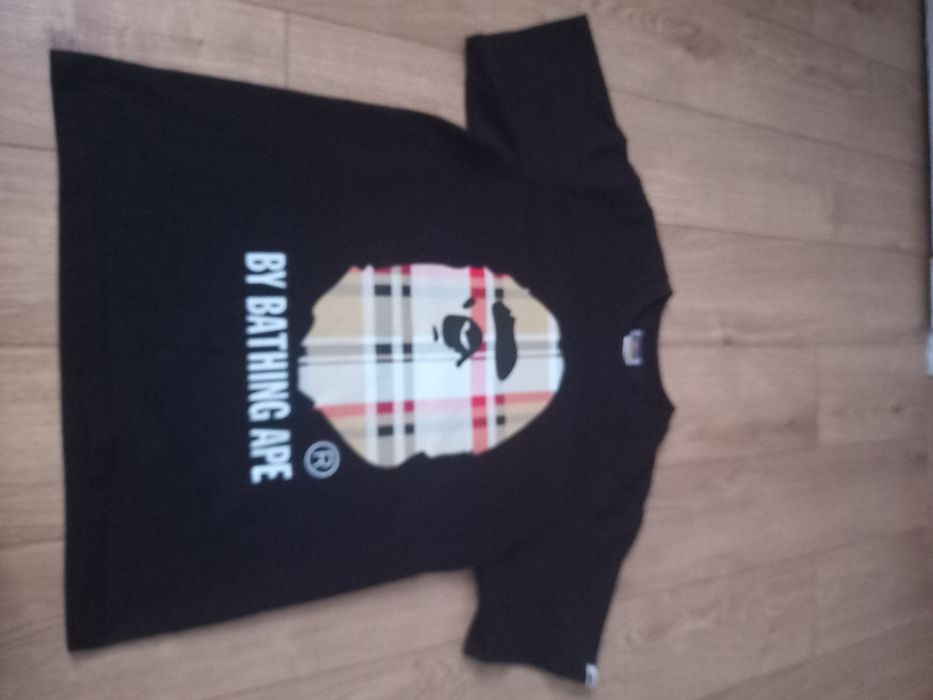 Koszulka bape x burrbery