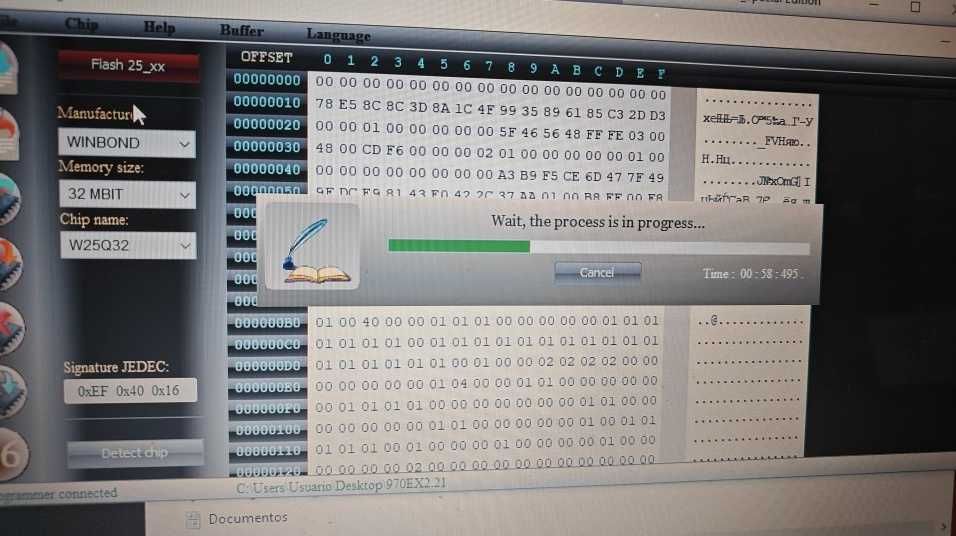 Программатор CH341A + прищепка SOP8, для прошивки без выпайки Flash 25 BIOS, EEPROM 24, выходные напряжения 1.8V, 3.3V, 5V