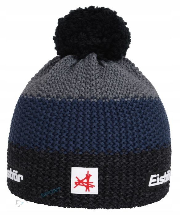 Eisbar Star Pompon | Ciepła Wygodna Czapka Zimowa Z Wełny Merino