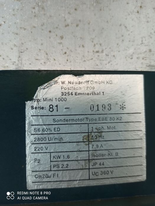 Rozdrabniacz do biomasy NEUDORFF Bio-Schredder Mini 1000