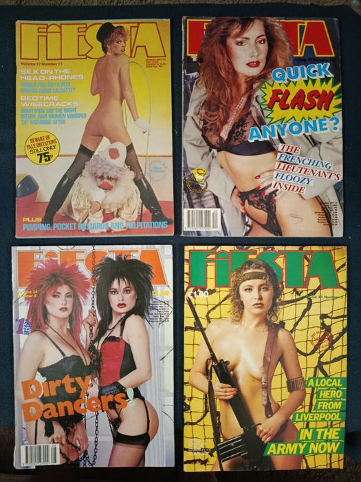 FIESTA, lote de Revistas Eróticas