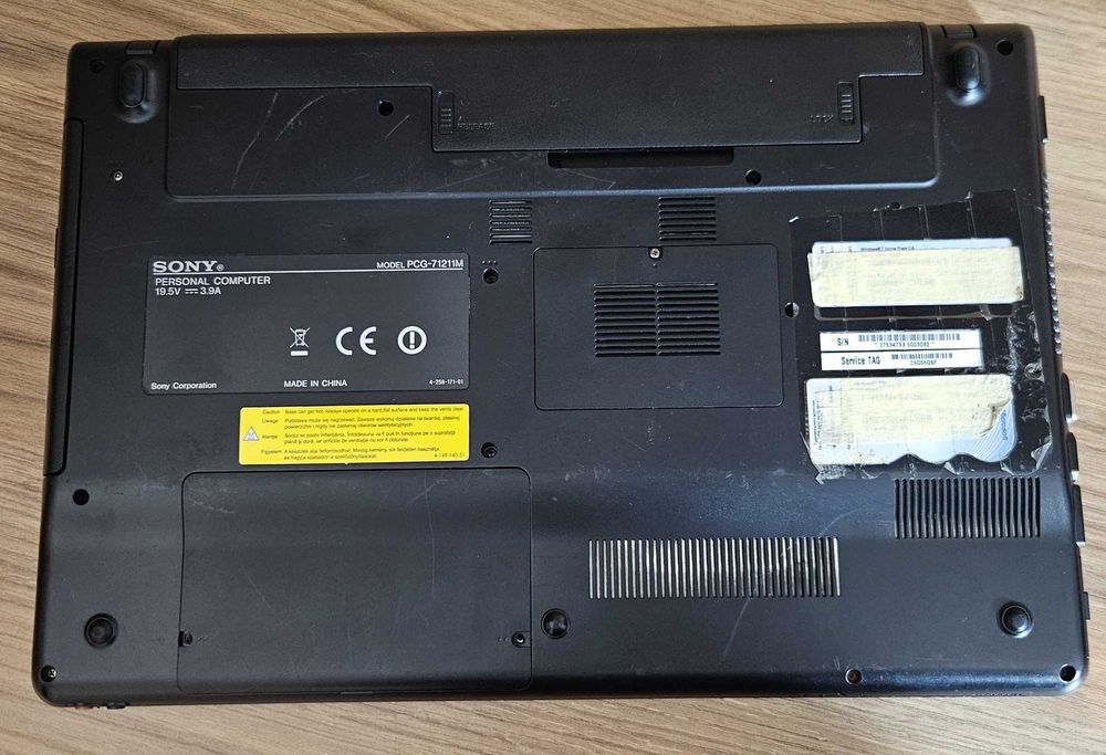 Laptop Sony Vaio PCG-71211M 15,6" i7/4GB/500Gb HDD Nowa Bateria