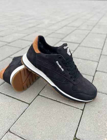 Чоловічі шкіряні зимові кросівки на вовні мужские кроссовки