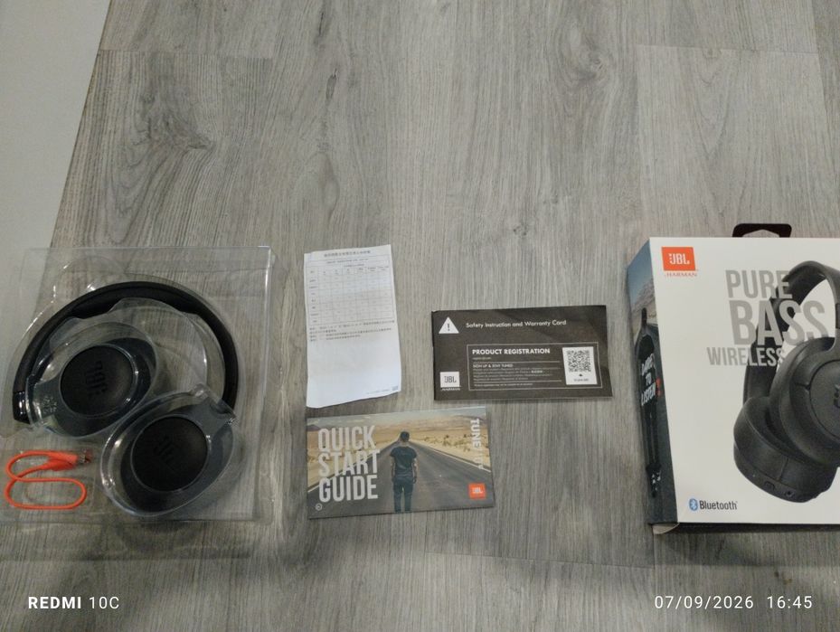 Fones JBL tune 710bt 50 horas de bateria