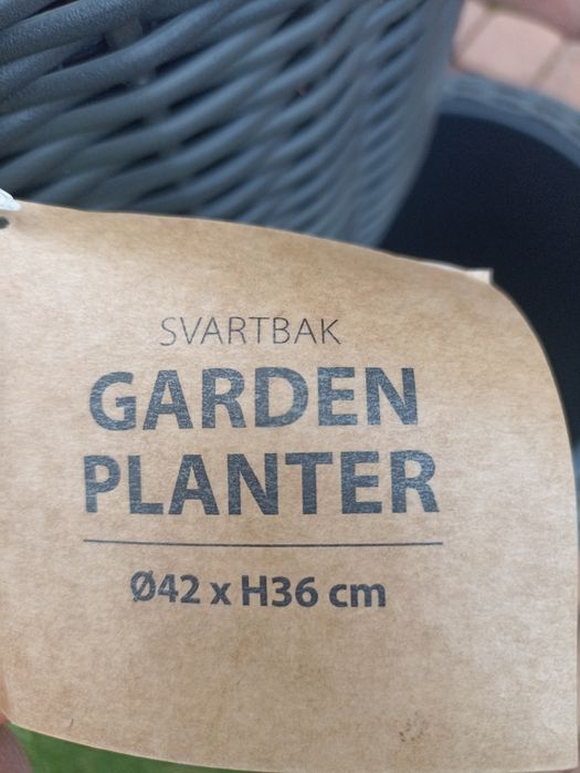Jysk Donica Garden Planter SVARTBAK 42 cm x 36 cm