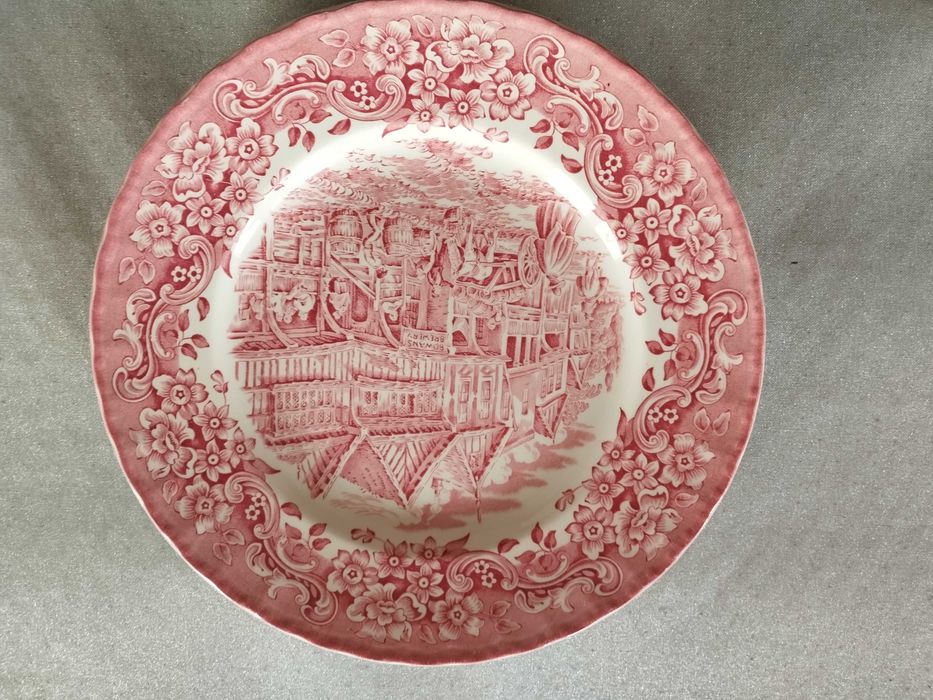 Stary angielski talerz