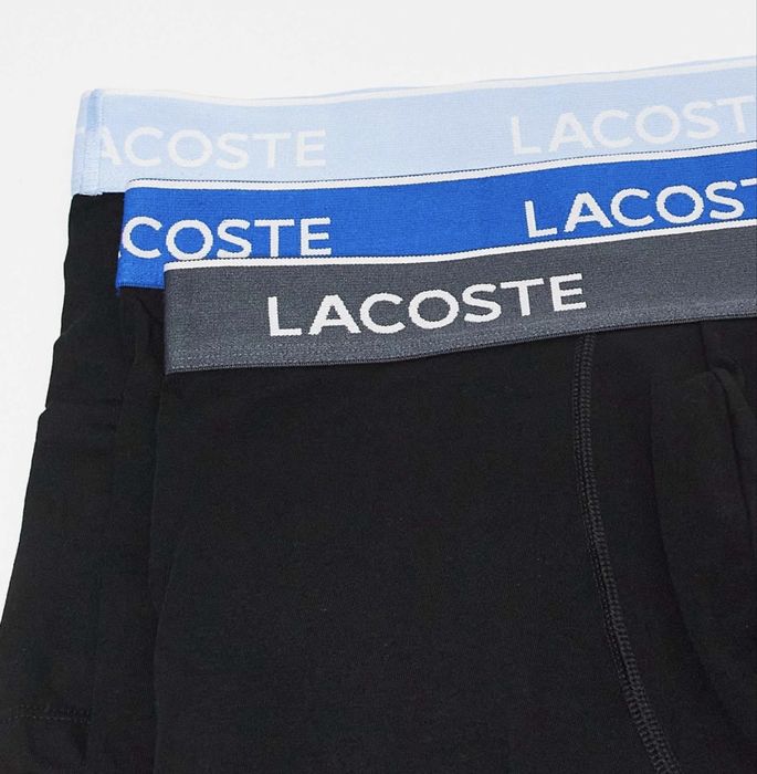 Оригінал! Чоловічі боксери Lacoste Cotton Stretch (3 пари)
