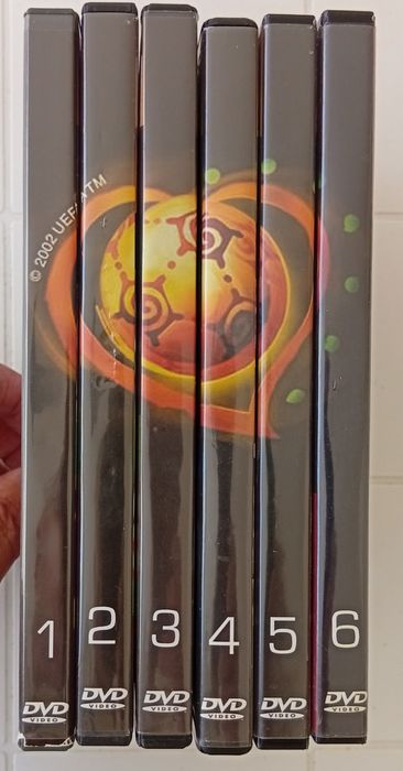 Coleção completa de DVDs do Euro 2004