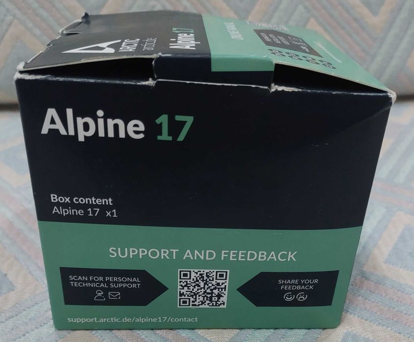 Cooler CPU ARCTIC Alpine 17 Cooler de CPU LGA1700 PWM 92mm