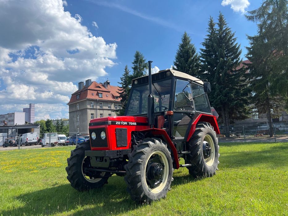 Zetor 7245  napęd 4x4 Zarejestrowany 2 osoby,hydraulika pneumatyka wspomaganie