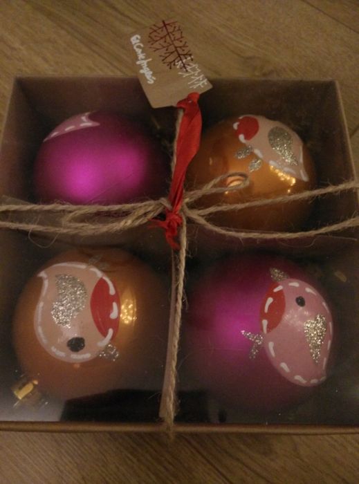 Bolas de natal presépio