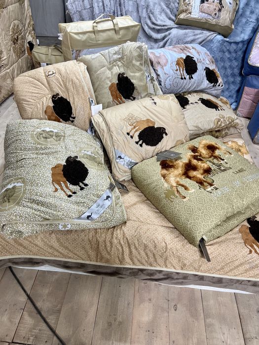 Одеяло из верблюжьей шерсти евро размер 200*230