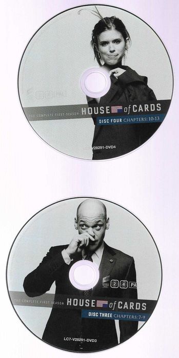 House of Cards - - - 1ª Temporada - - - - - 4 X DVD