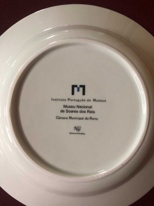 Prato decoração Museu Nacional Porcelanas NG