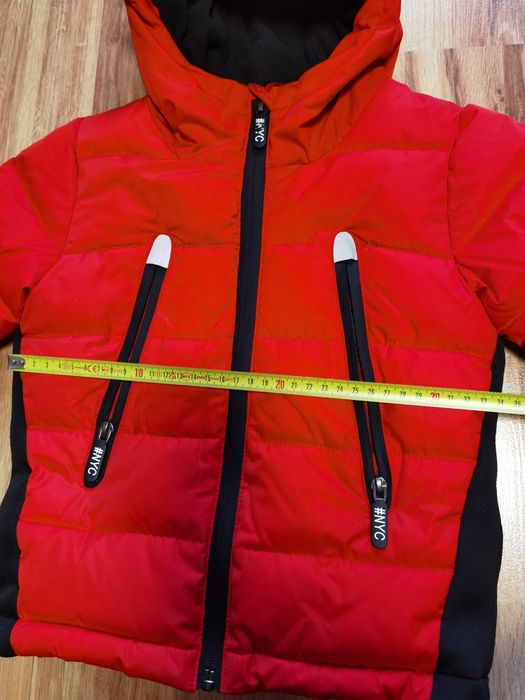 kurtka zimowa pomarańczowa