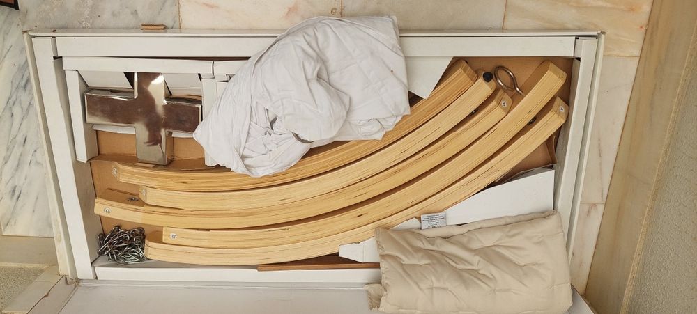 Baby hammock ainda na caixa