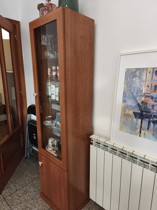 Vitrine madeira maciça