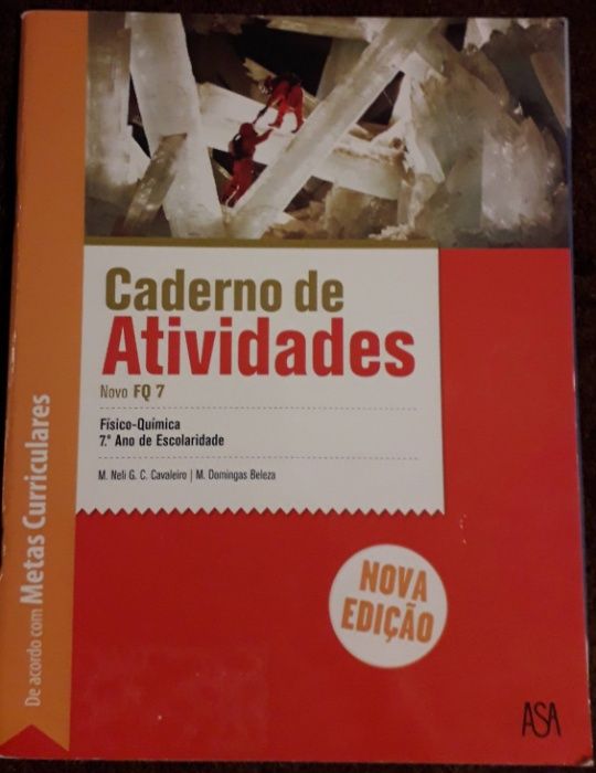 Caderno de atividades Físico-Química - Novo FQ - 7º ano