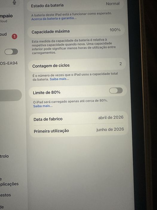 ipad A16  novo so usado 1 vez