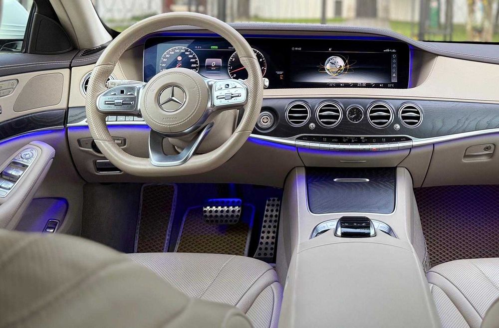 ## Auto Do Ślubu Wesele/ Mercedes S  / Wynajem / Biały diament ##