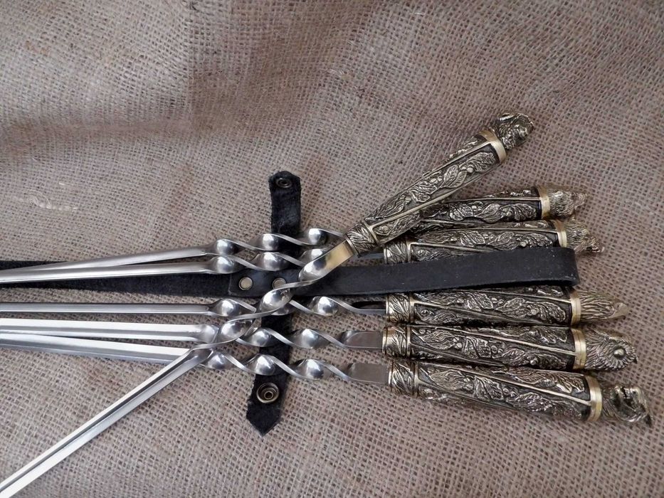 VIP ПОДАРОК! Премиум шампура Дикие звери в кейсе. Лучшие в Украине!