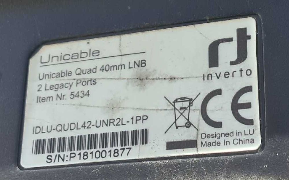 Antena satelitarna z konwerterem INVERTO