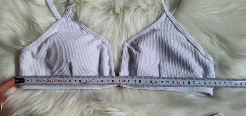 NOWY komplet bikini Zaful – biały – rozmiar M (EU 38)