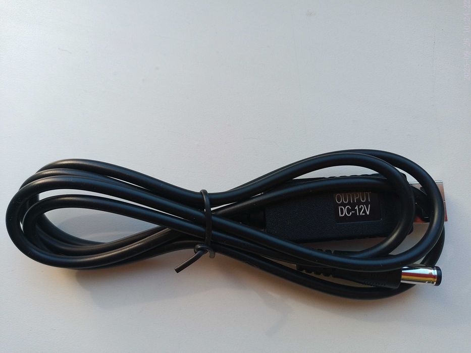 Кабель USB-DC 12V 9V для подключения wifi роутера от павербанк