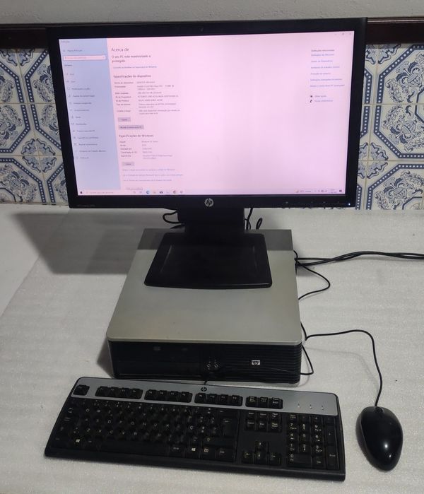 PC  HP Compaq DC7900 SFF  (Slim Desktop)+ Monitor HP 23"