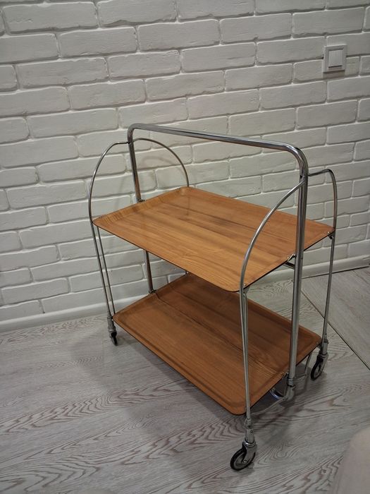 Столик вінтажний складний