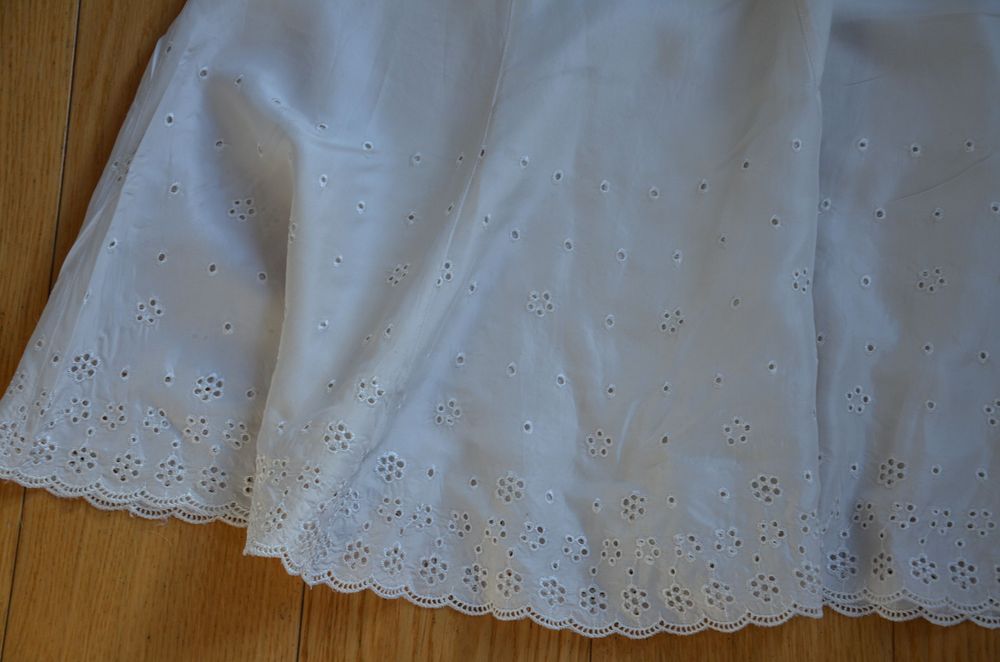 spódnica 100% jedwab Silk Manson r. 36/38 z haftem