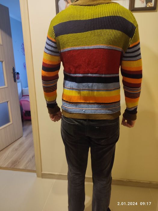 Sweter męski rozpinany