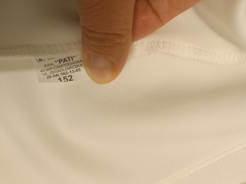 Marynarka biała dla dziewczynki rozm 152