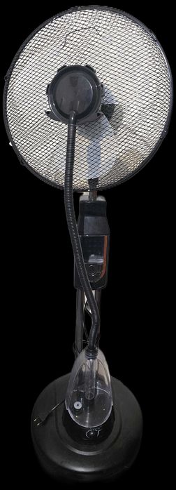 Wentylator z mgłą wodną czarny / gwarancja