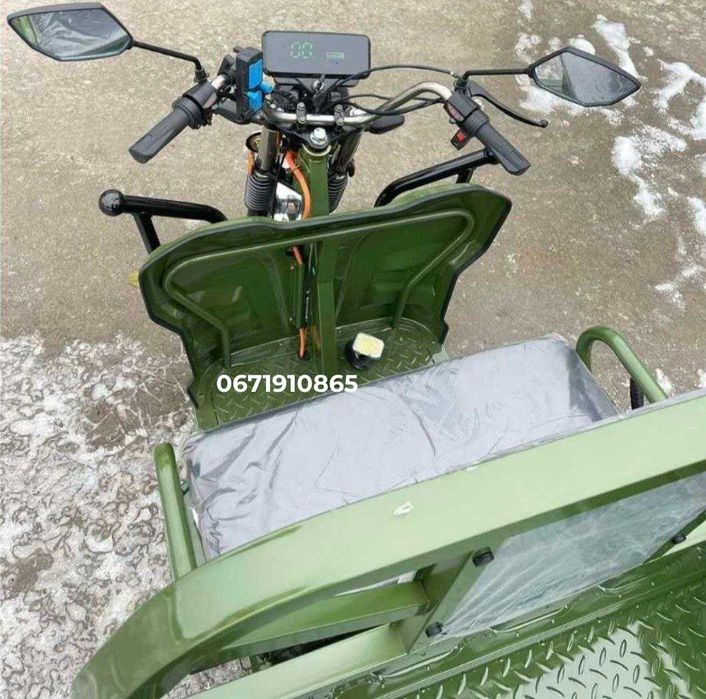 Трицикл вантажний Dozer Model 5 (2000 W) Дозер Електро скутер Доставка