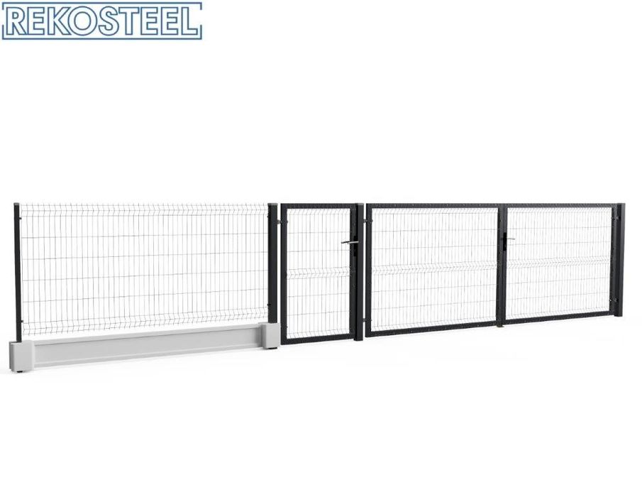 FURTKA PANELOWA 2d PROMOCJA ogrodzenie panel słupek montaż