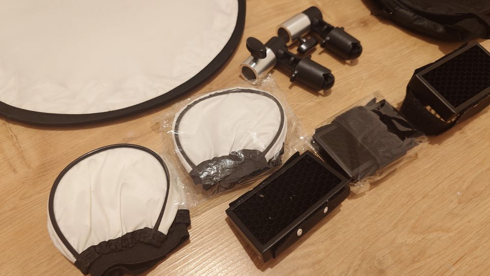 50Softbox dyfuzor plaster miodu uchwyt do blendy do lampa reporterska