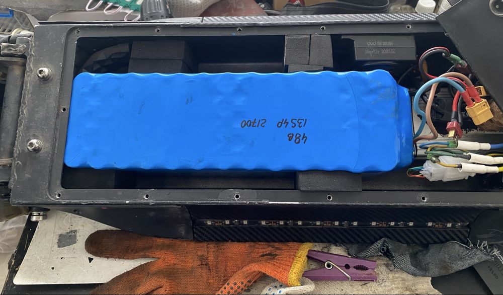 Аккумулятор 48v 16.5 Ah bms 13s 30A Li 21700