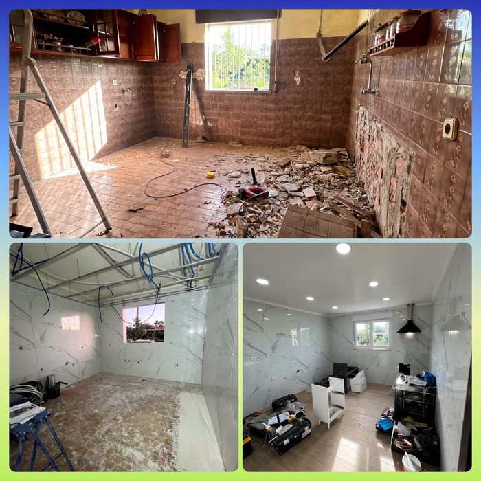 Pinturas int. Ext.  Pladur,  Remodelação,  Reparação, Reabilitação de Edifícios     RFL Remodelações