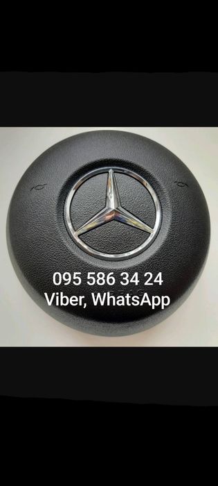 Крышка заглушка подушка безопасности руля. Мерседес