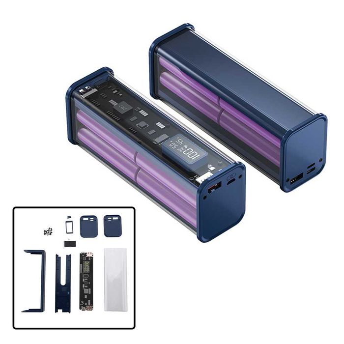 корпус PowerBank 22.5W 8x 18650