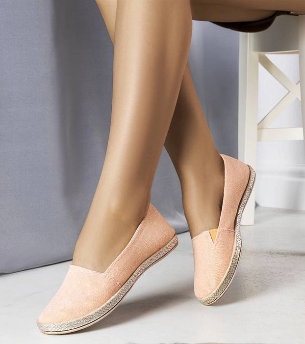 Różowe espadryle damskie Amiral
