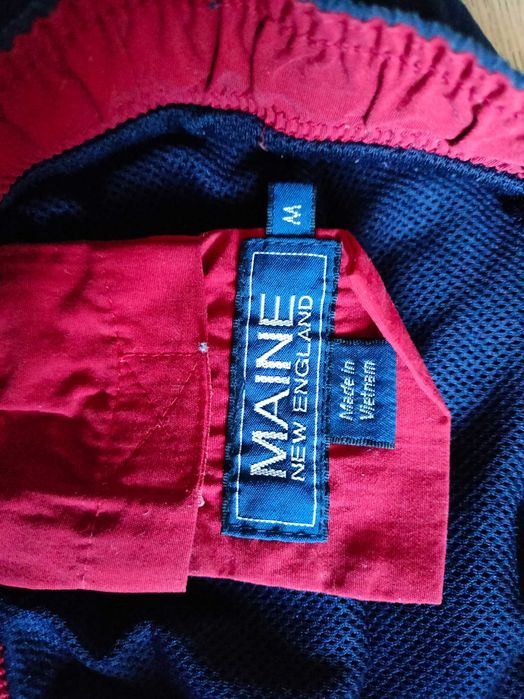 Granatowe szorty męskie z siatką M Maine New England