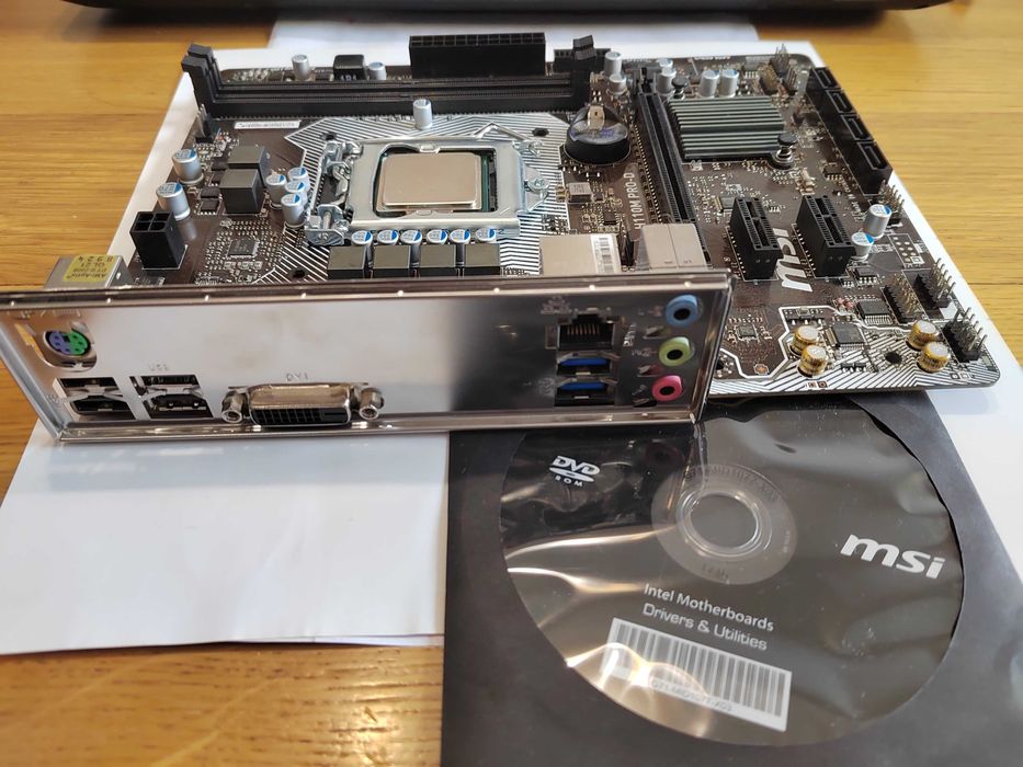 Płyta główna MSI H110M-PRO-D + Intel Core i5 6600K