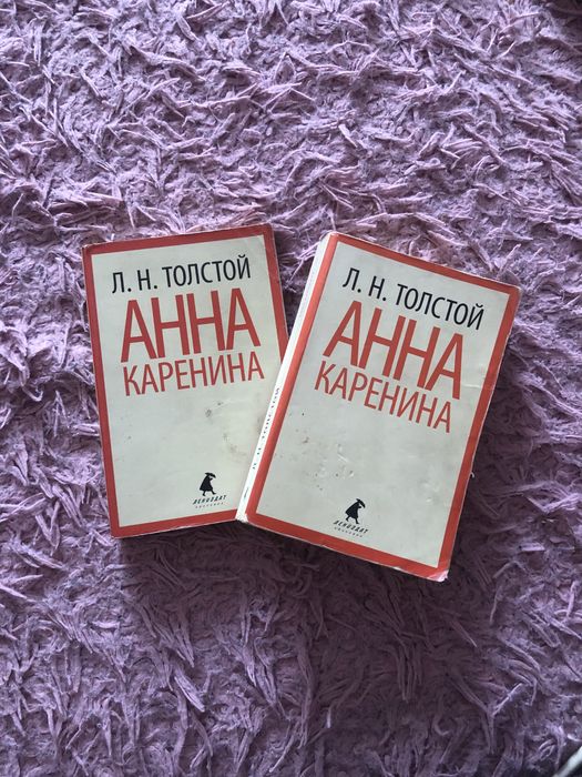 Книги «Анна Каренина» Л.Н.Толстой (2 томи) обидва за 120 грн