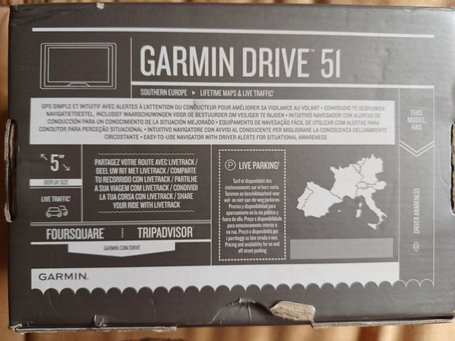 GPS Garmin Drive 51 LMT-S Mapas actualizáveis vitalícios