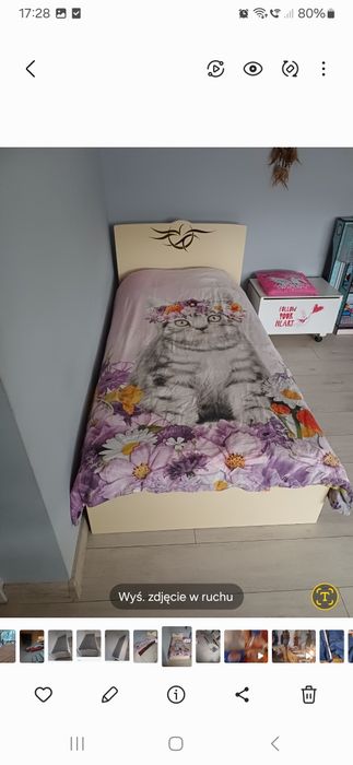Łóżko jednoosobowe meblik