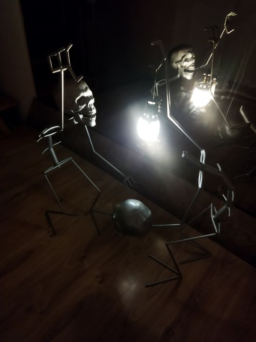 Lampa lampka ludzik kościotrup