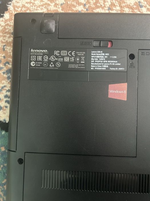 Ноутбук Lenovo G50-45 / 16GB RAM / SSD 120GB