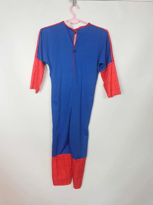 Strój przebranie Spiderman superbohater rozmiar 128 134 cm. B266
